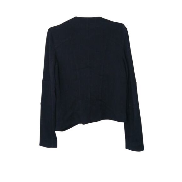 Helmut Lang Black Asymmetrical Zip Jacket Women’s Size L  Made in USA - Picture 4 of 16